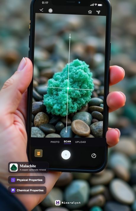 Identifying a mineral with the Mineralyst app
